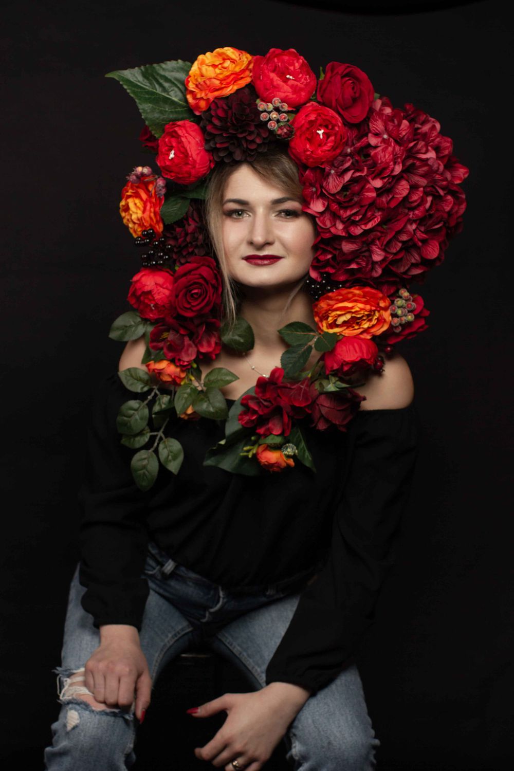 Фотосесія з квітами Львів