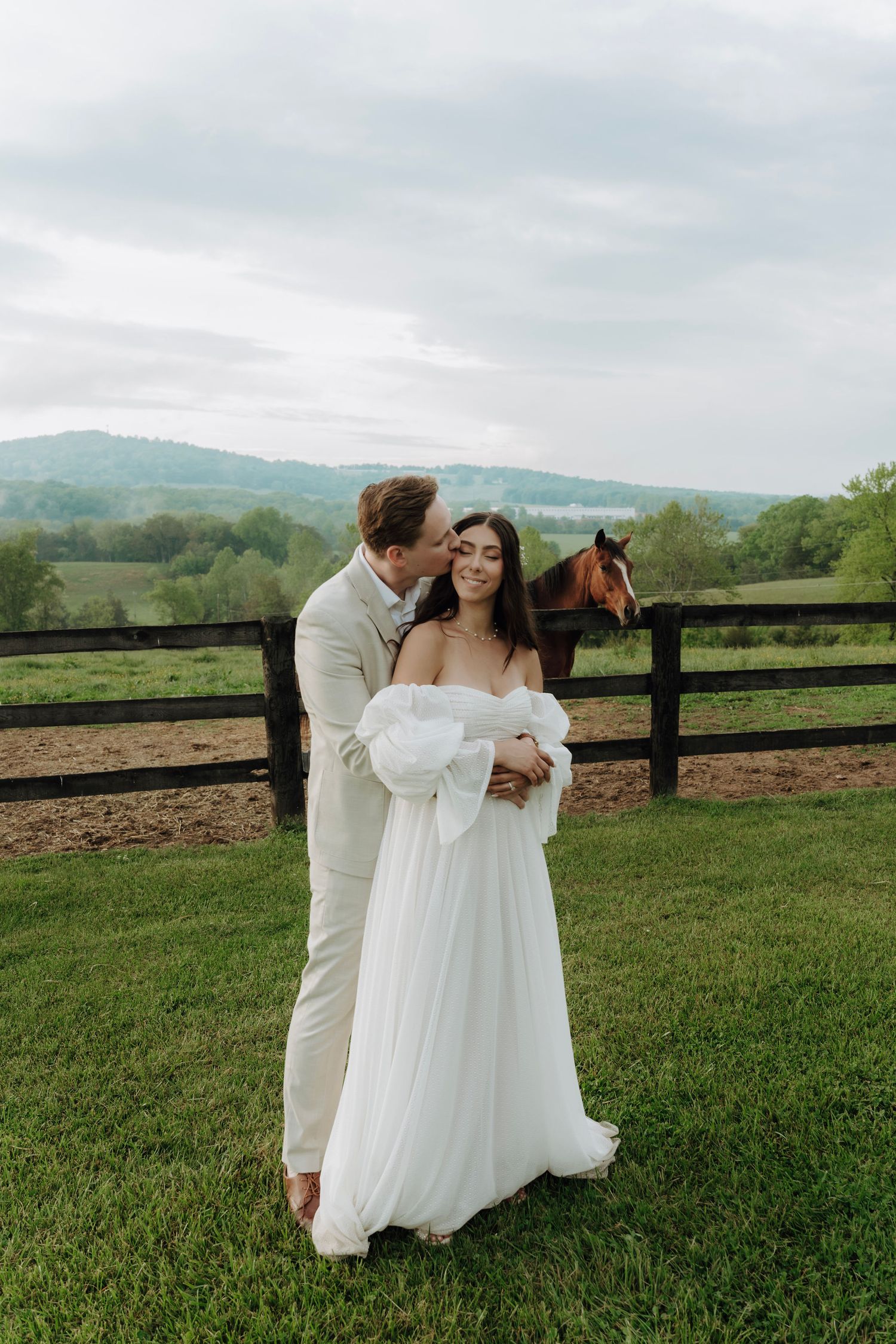 Farm elopement photography