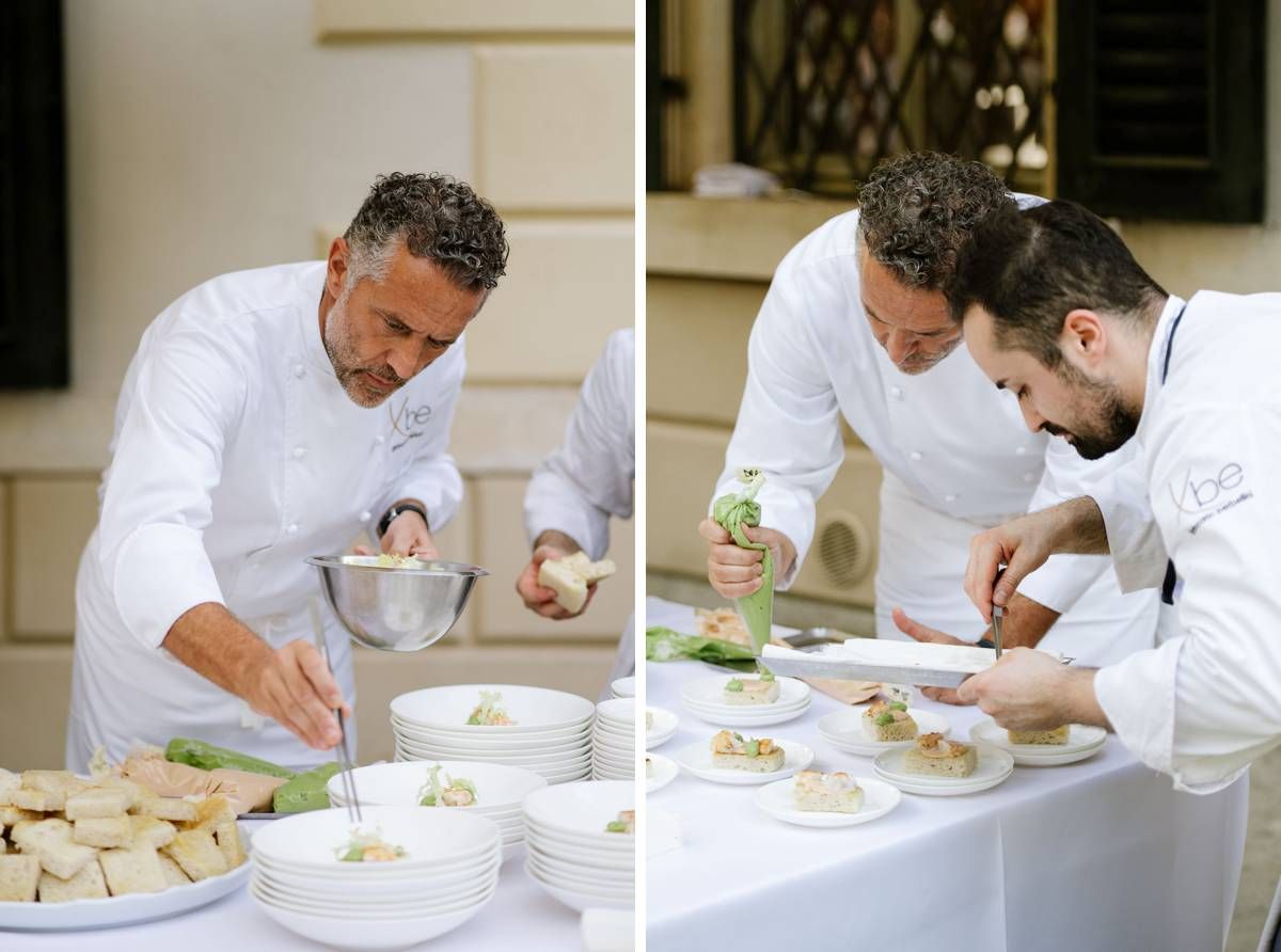 Wedding ceremony, Villa Mosconi Bertani, 3 stars Michelin restaurant. Wedding photographer