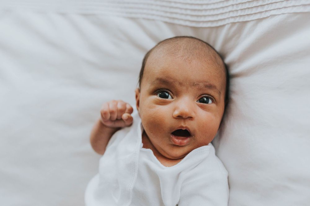 6 week old baby girl in Romford East London newborn photography