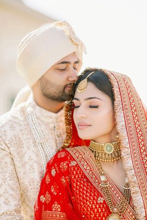 New York Indian Wedding Bride and Groom
