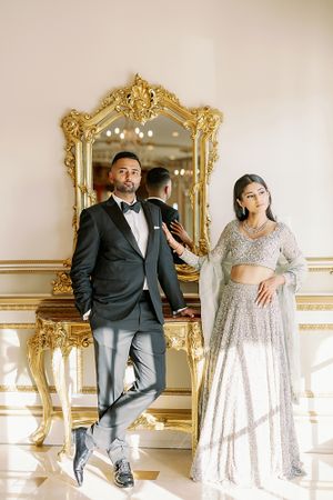 New York Indian Wedding Bride and Groom