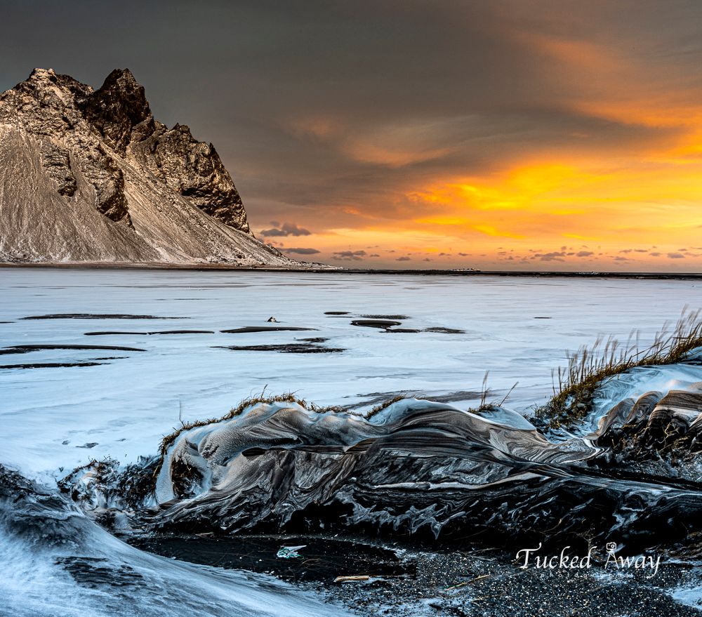 Vestrahorn at sunset