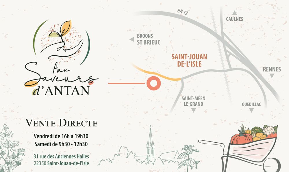 Plan Aux Saveurs d'Antan St Jouan de l'Isle
