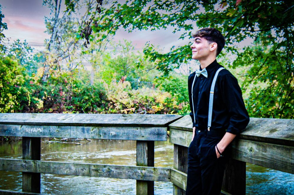 senior boy photo