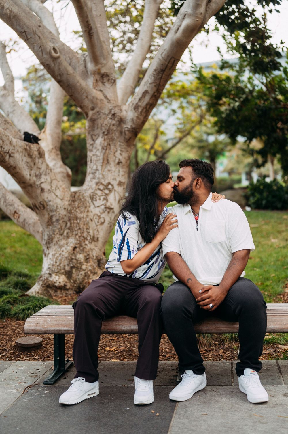 Same sex proposal in San Francisco with interracial couple.