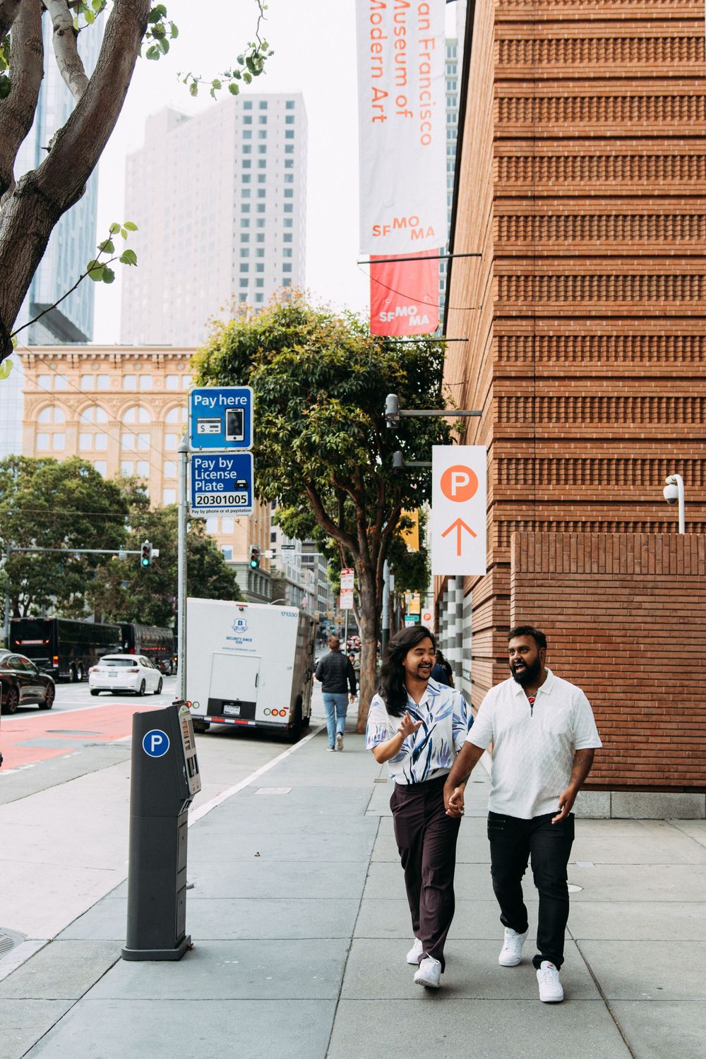 San Francisco urban engagement portraits photographed by best wedding photographers.