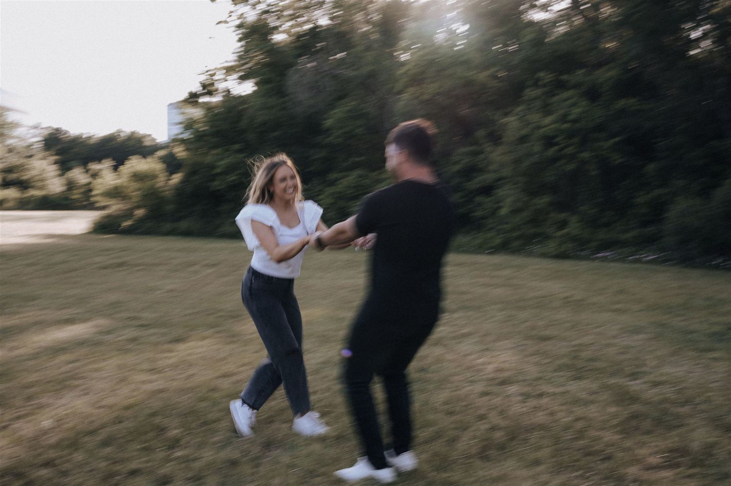 engagement photography session in The Woodlands, Tx