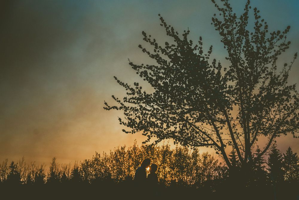 Surprise Proposal Engagement Session | Sunset Ravine Photos Edmonton