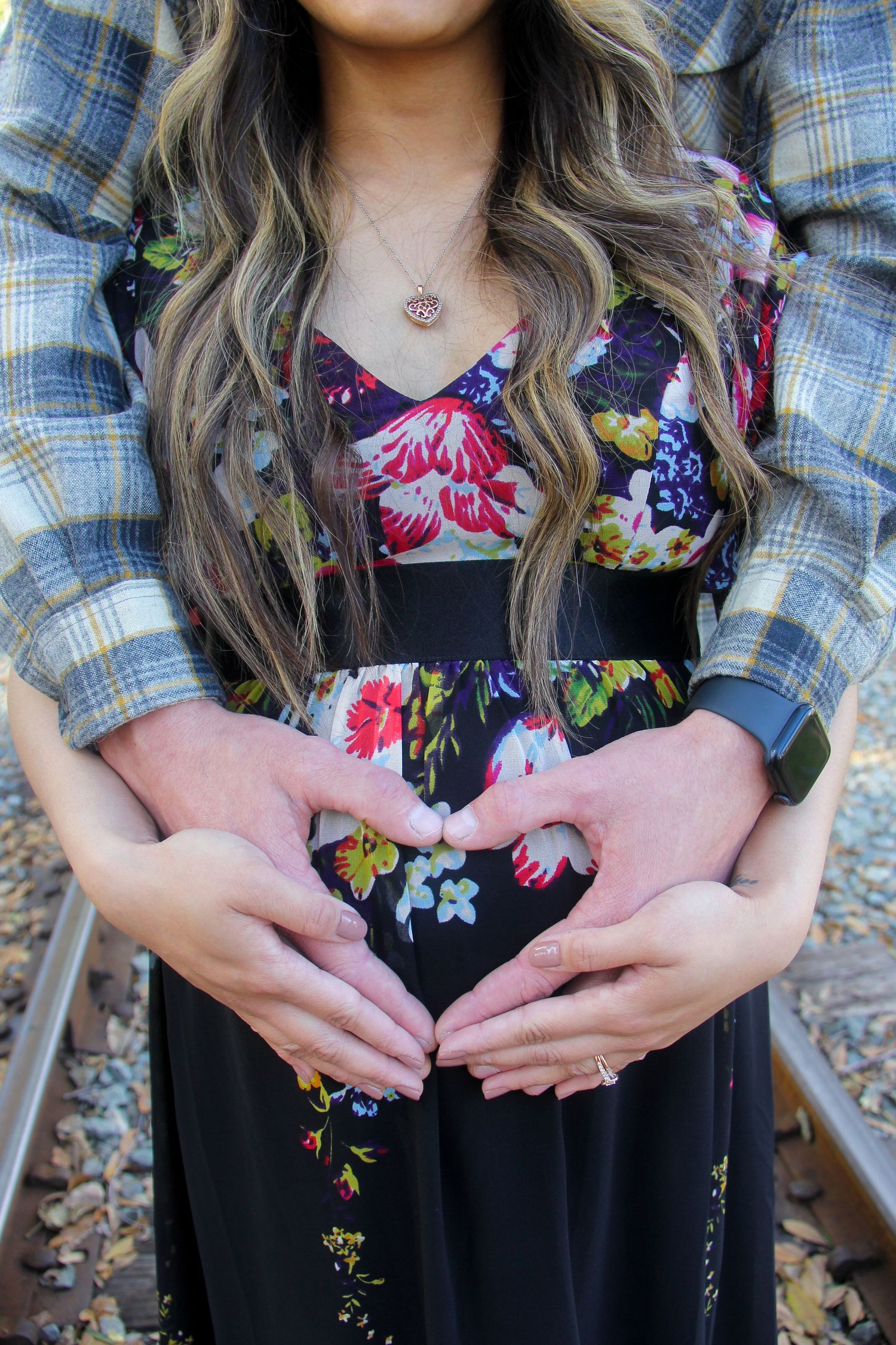 maternity couple photo old poway park