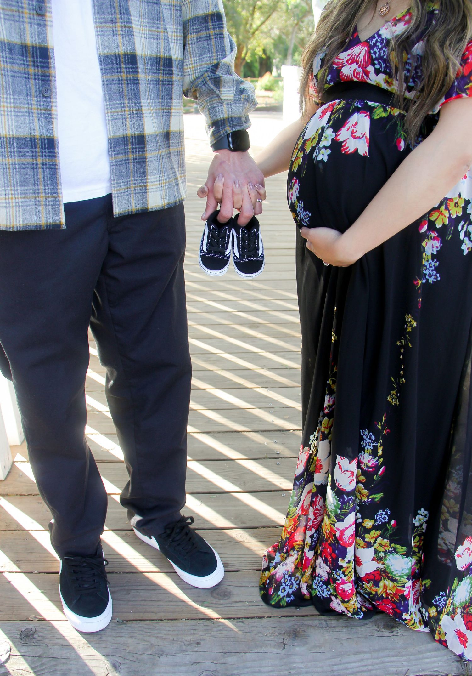 maternity couple photo old poway park