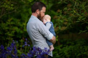 father and son sharing a moment