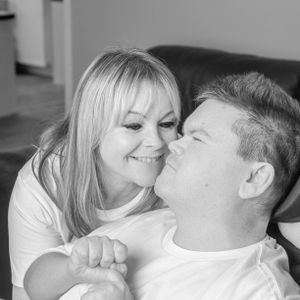 mum and son sharing a moment