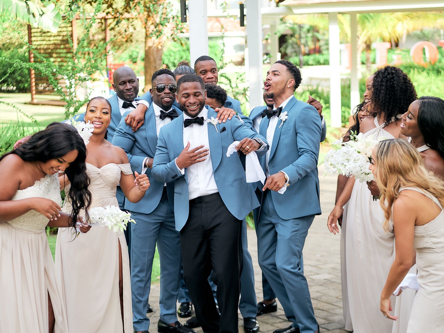 Wedding party photos ideas in Jamaica