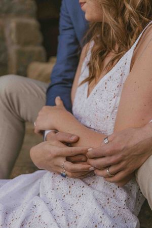 bruiloft man en vrouw in italië