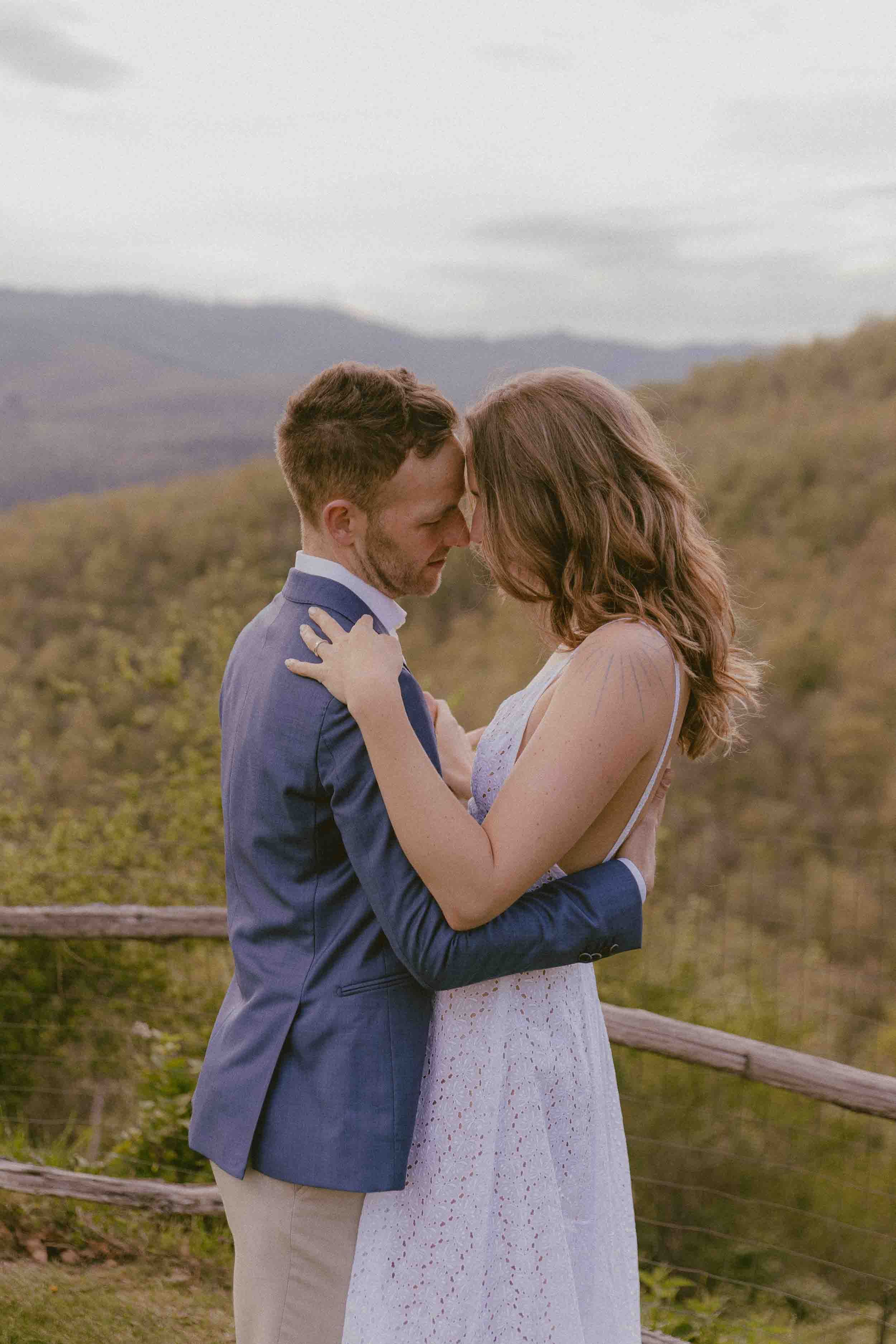 bruiloft man en vrouw in italië