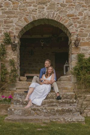 bruiloft man en vrouw in italië