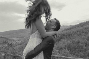 bruiloft man en vrouw in italië