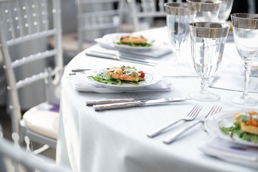 Event food setup.