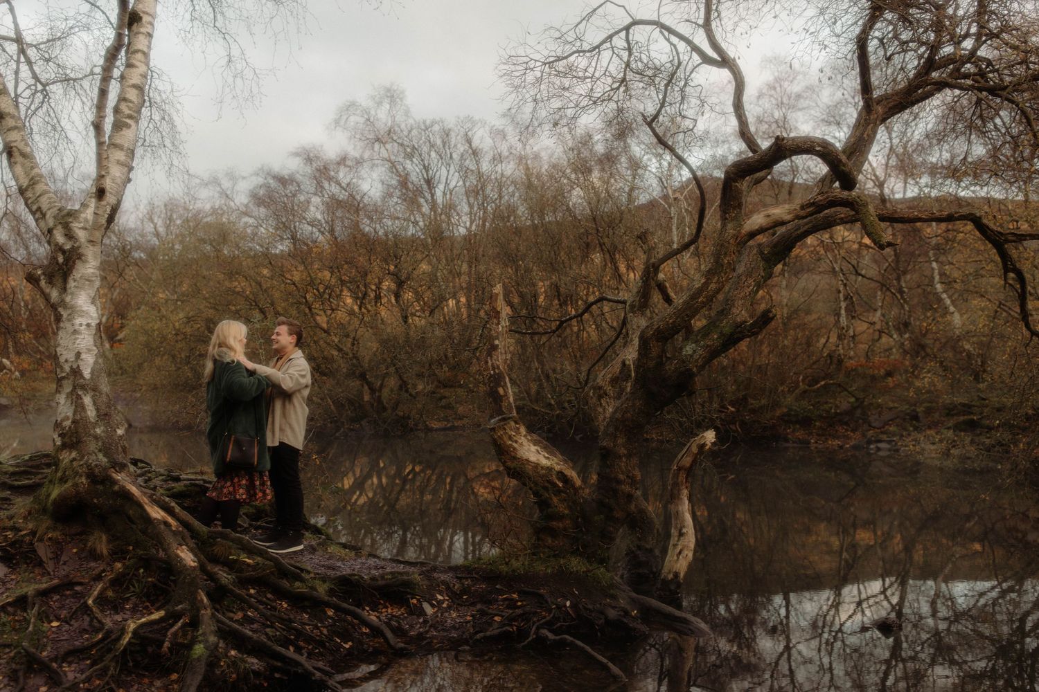 llyn padarn couples photoshoot