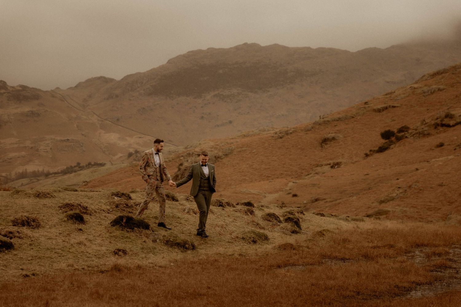 gay couple lake district elopement