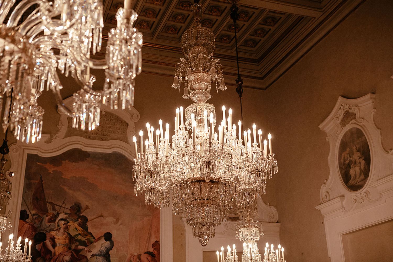 lighting at the Four Seasons Hotel in Florence Italy