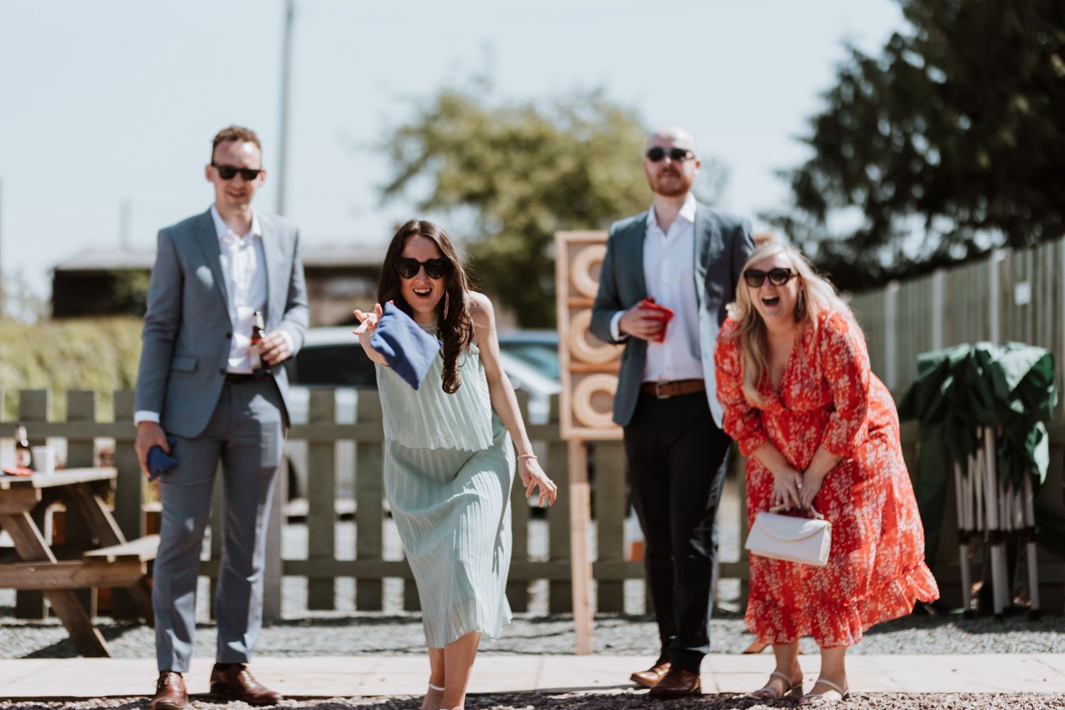 Candid wedding photography at Stanford Farm