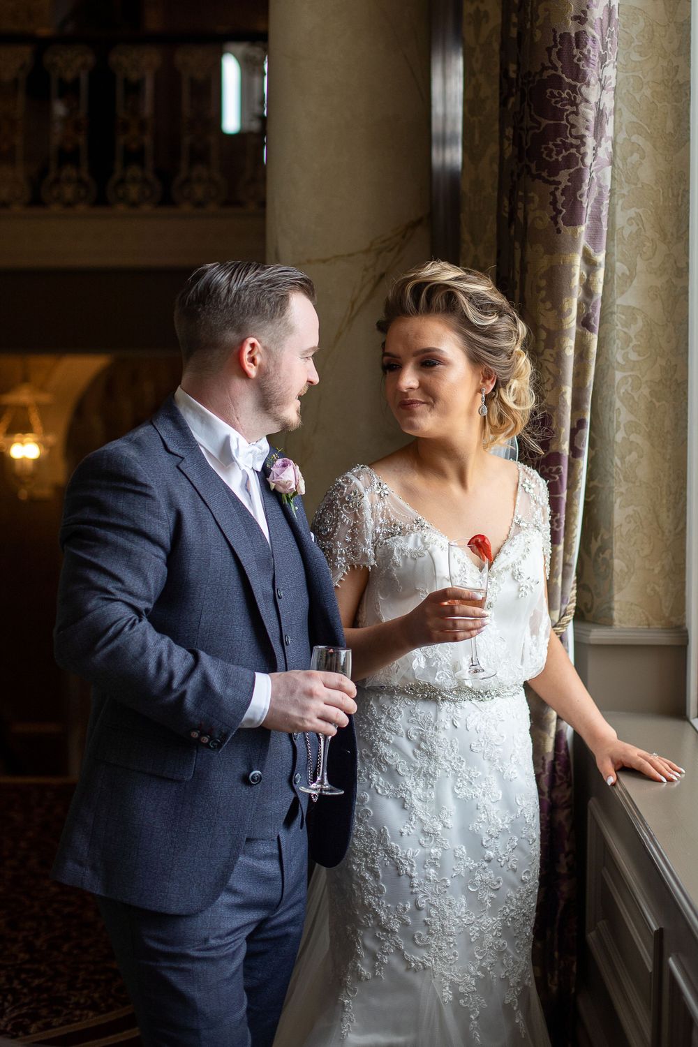 Manor House Hotel Wedding Couple