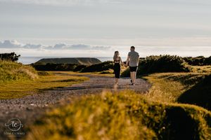 Amy & Lewis Coastal Engagement Photoshoot