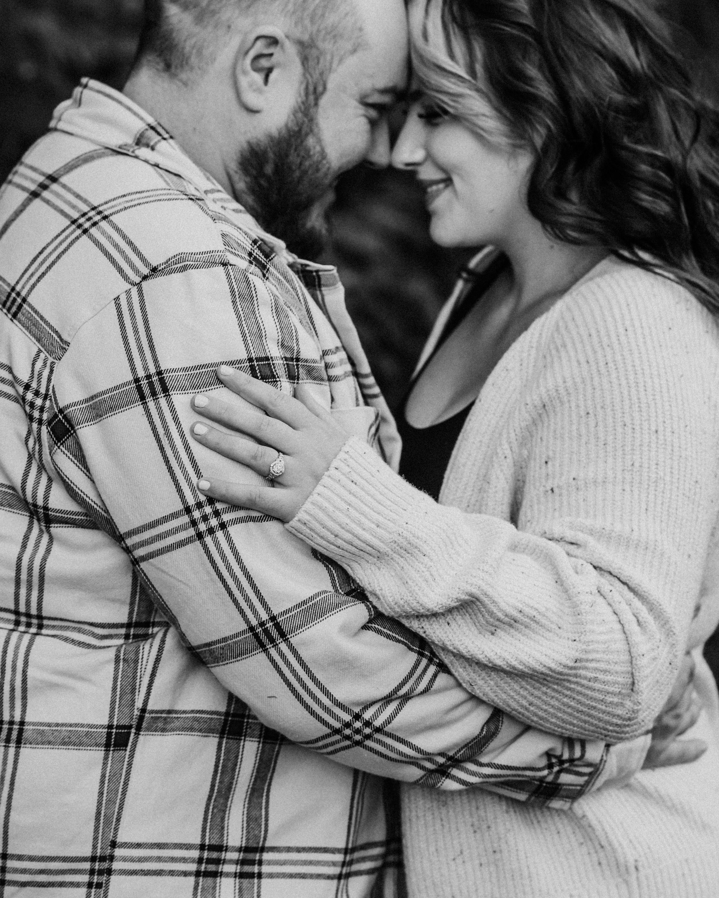 Cozy Fall Engagement photo session