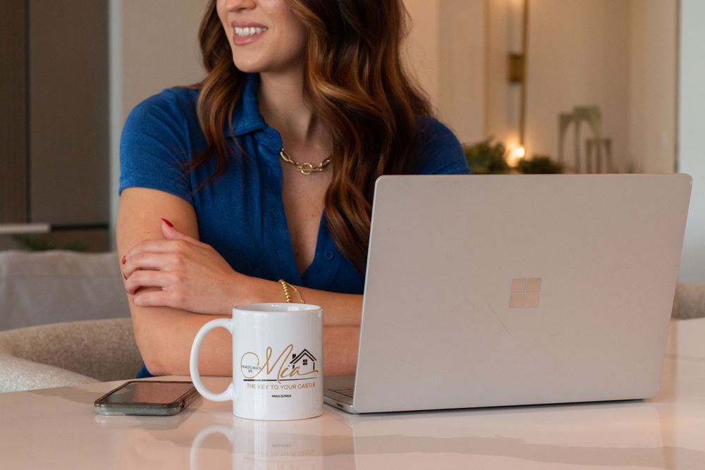 Local realtor smiling in natural light during a branding photoshoot in Stuart, Florida
