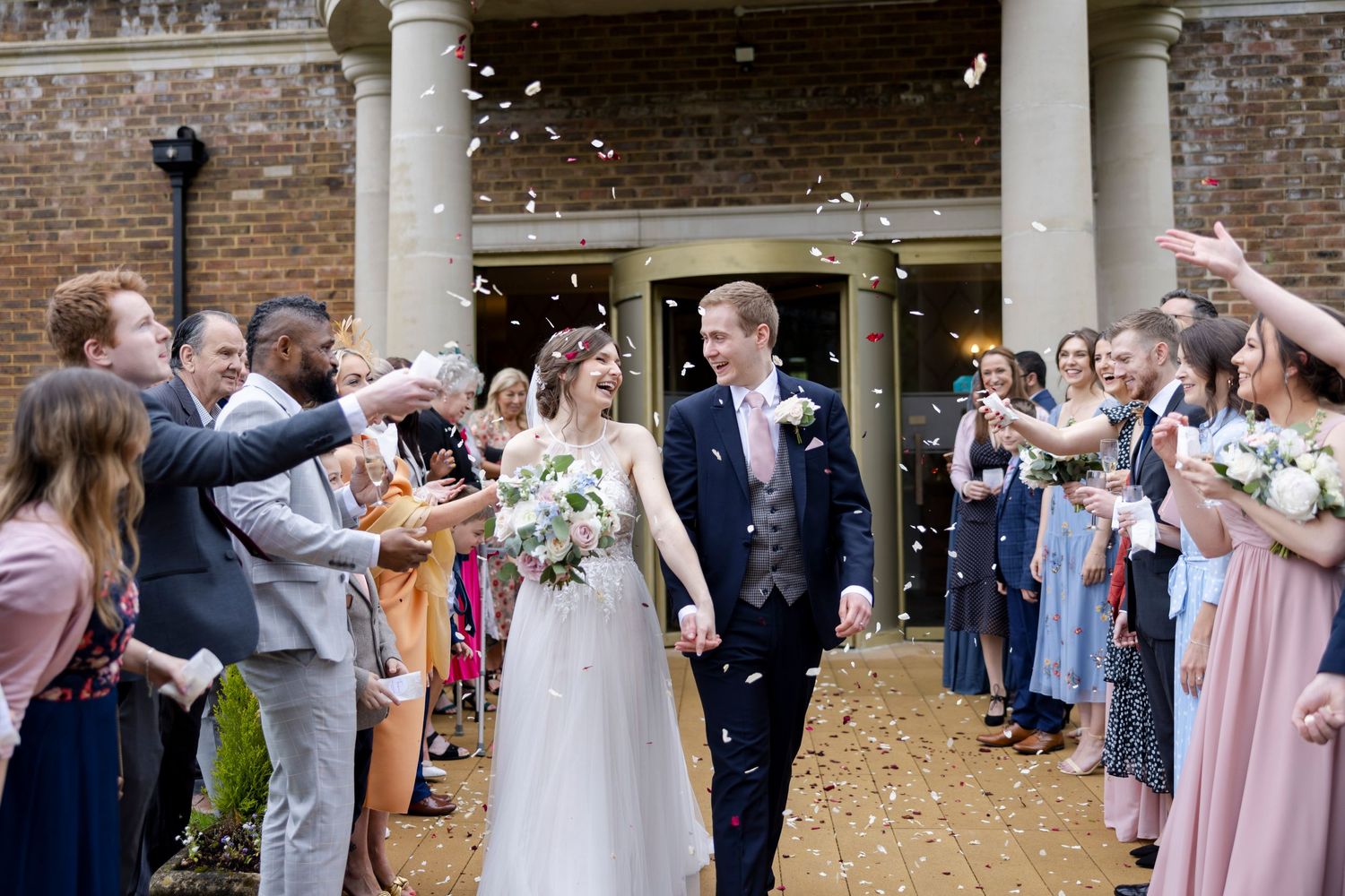 confetti at De Courceys Manor