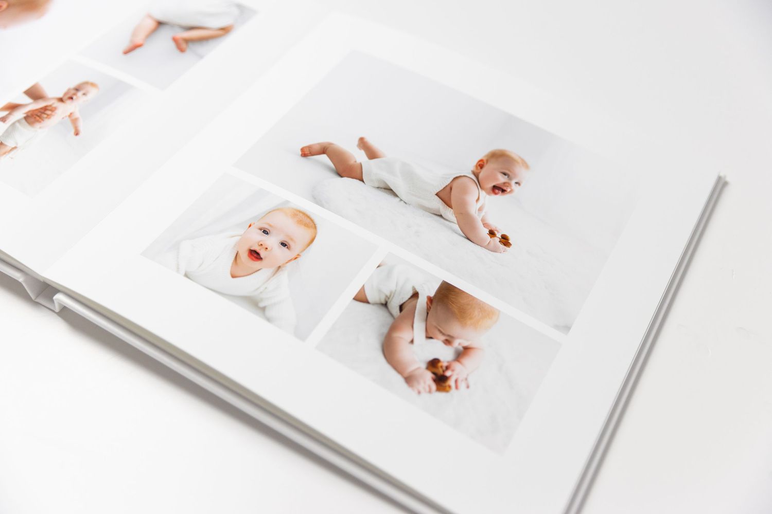 Baby Photobook, open page