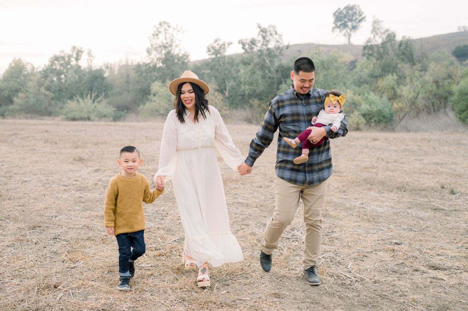 family session, coordinating outfits