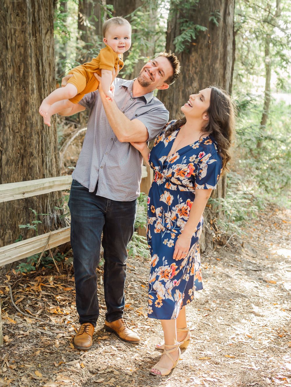 family photo session in Healdsburg California.