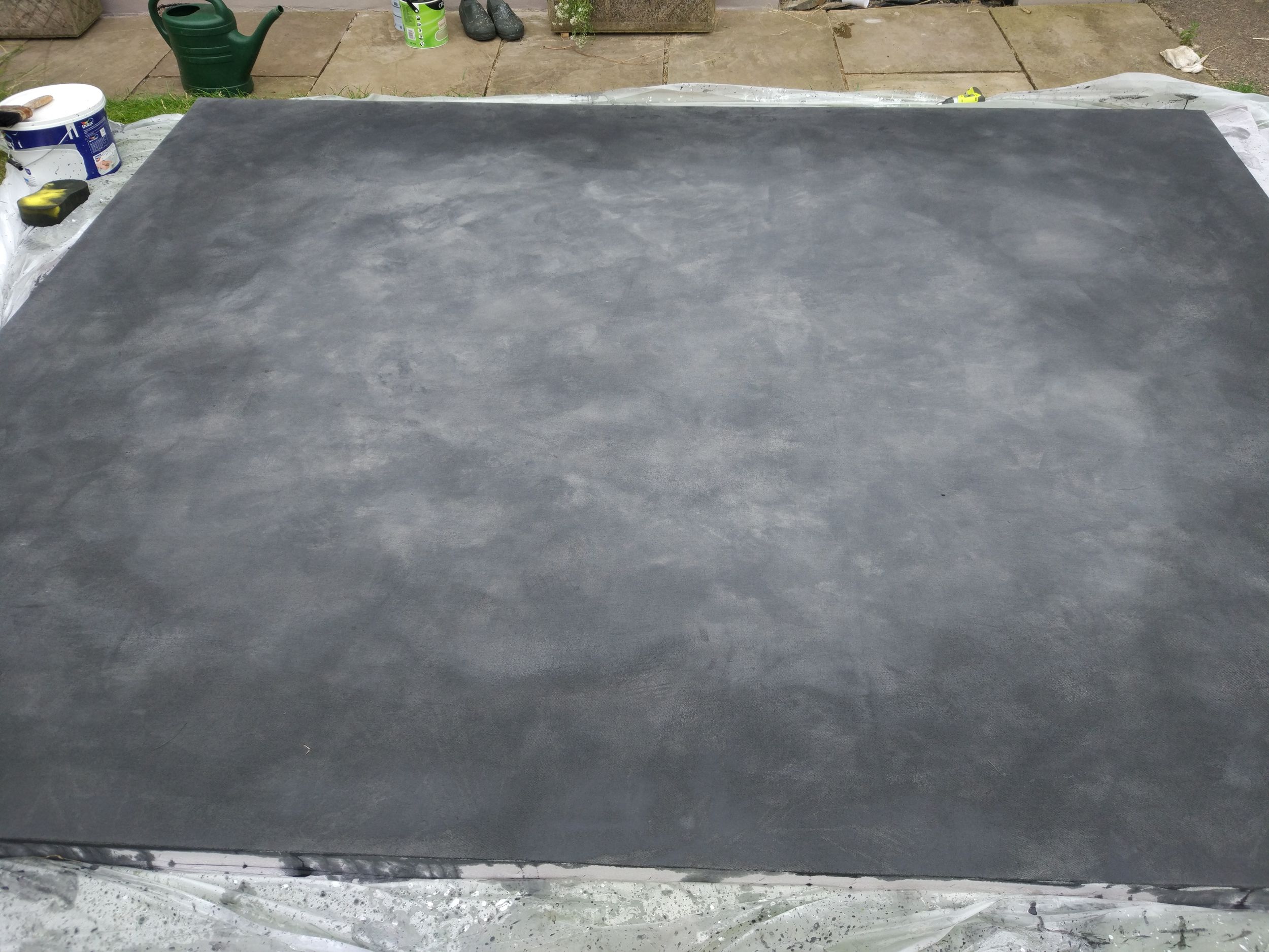 Second attempt at a diy canvas backdrop for studio photography