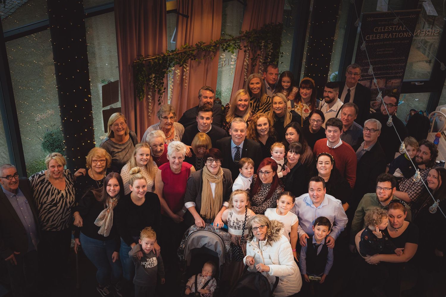 Family group photography baby naming ceremony at The Siren Liverpool by Photography Liverpool Wedding Photographer