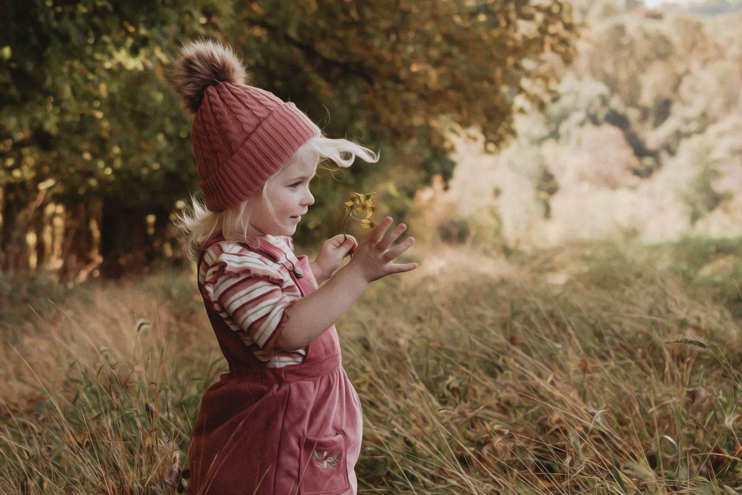 fall portraits kids and family