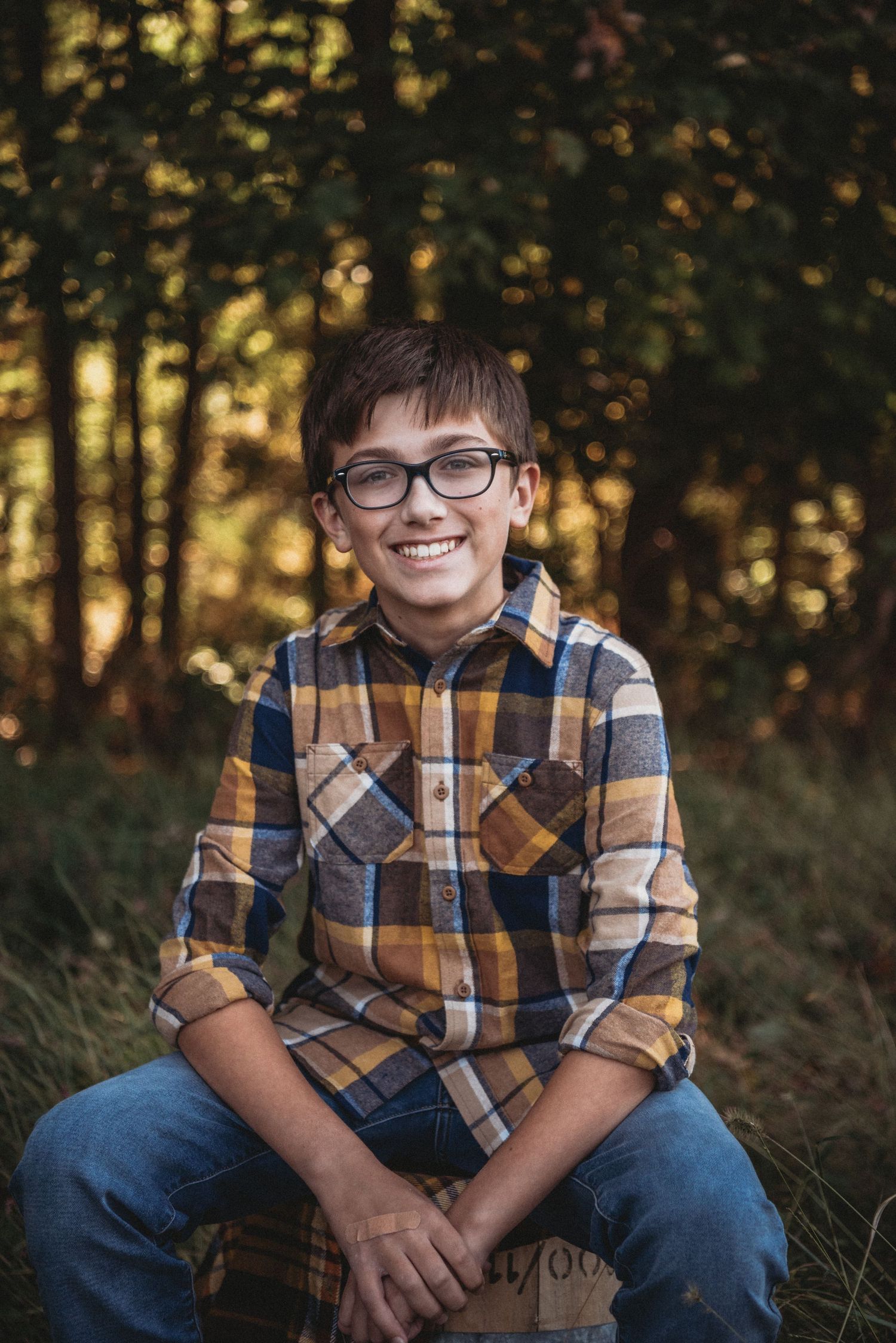 fall portraits kids