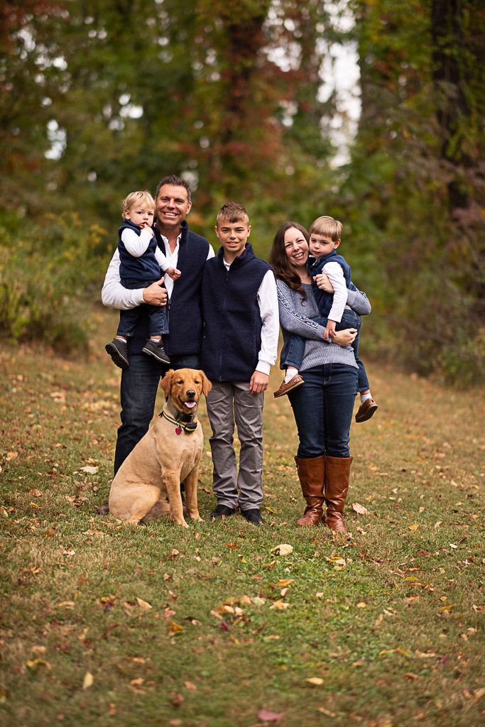 fall autumn family portraits Pittsburgh