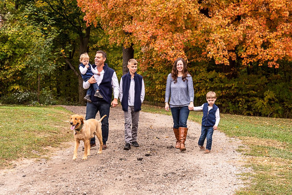 fall autumn family portraits Pittsburgh