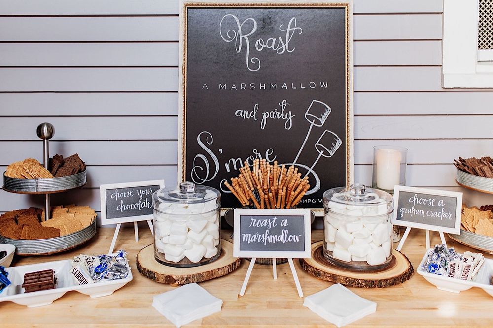 stores table at a wedding at the Orlo in tampa
