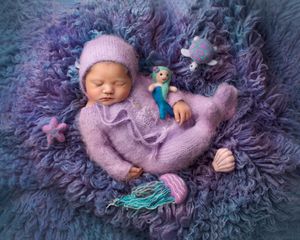 newborn baby, ipswich maternity, mater hospital, rbwh babys room theme under the sea, brisbane photographer, in studio.