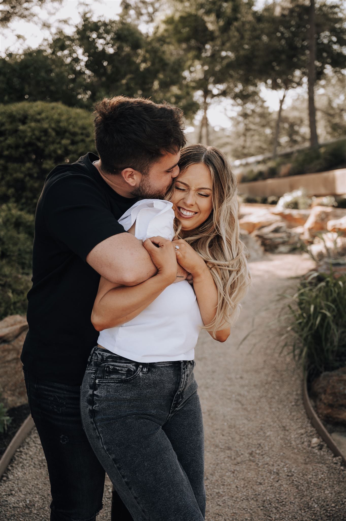 engagement photography session in The Woodlands, Tx
