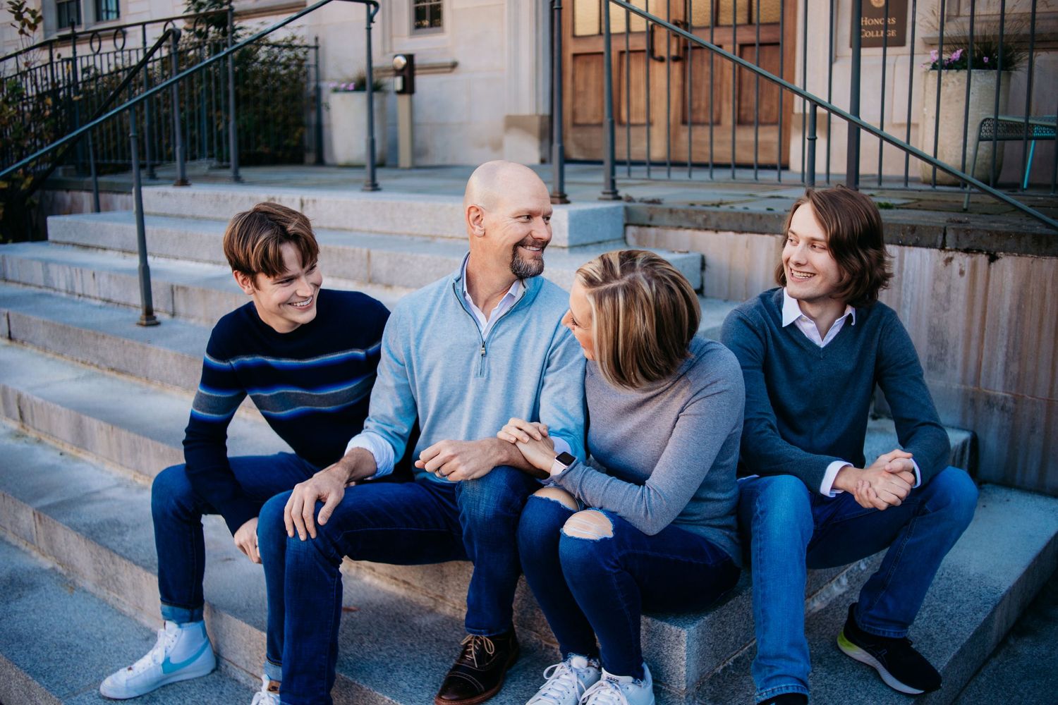 smiling family