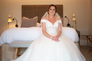 stunning bride waiting to get married