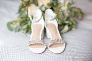 Brides wedding shoes