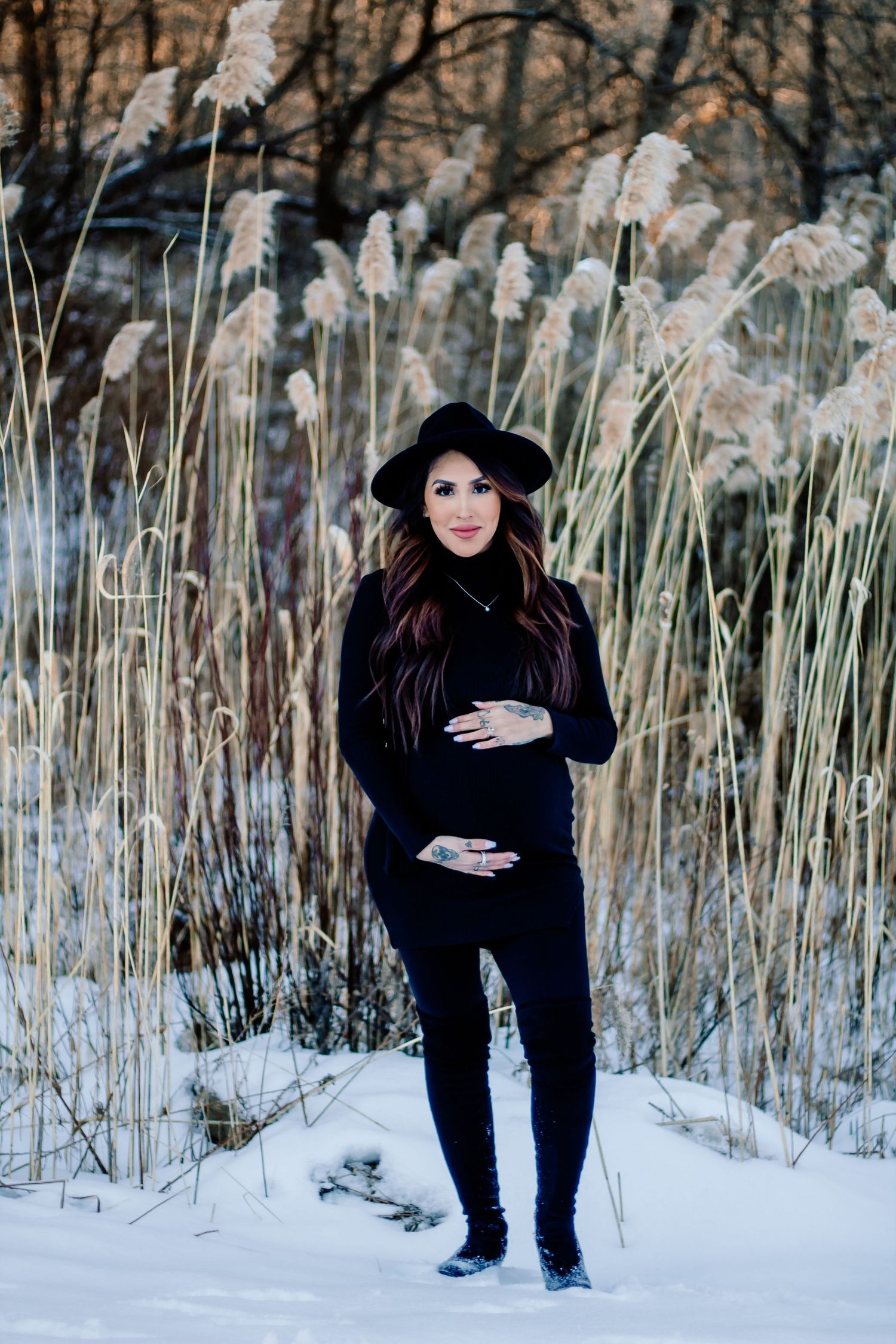 Snowy maternity.