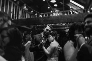 Bride and groom first dance at The Lower Deck, The Tap Room in Halifax, Nova Scotia