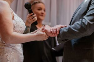 April 29 wedding at The Lower Deck in downtown Halifax, Nova Scotia